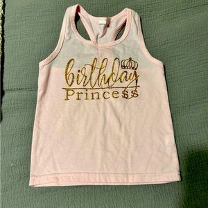 Birthday Princess Racerback Tank